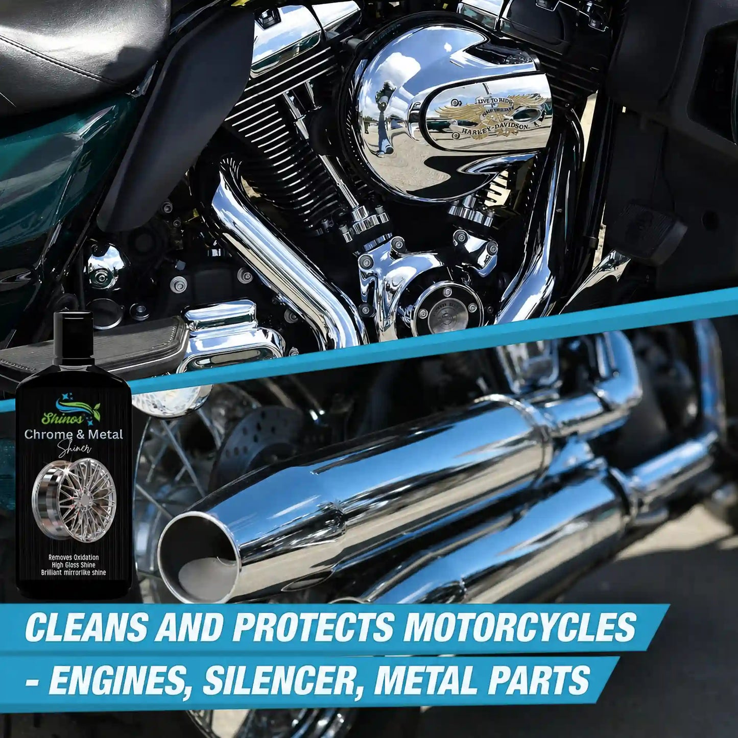 Premium Chrome & Metal Shiner (Buy 1 Get 1 Free) | Free Delivery