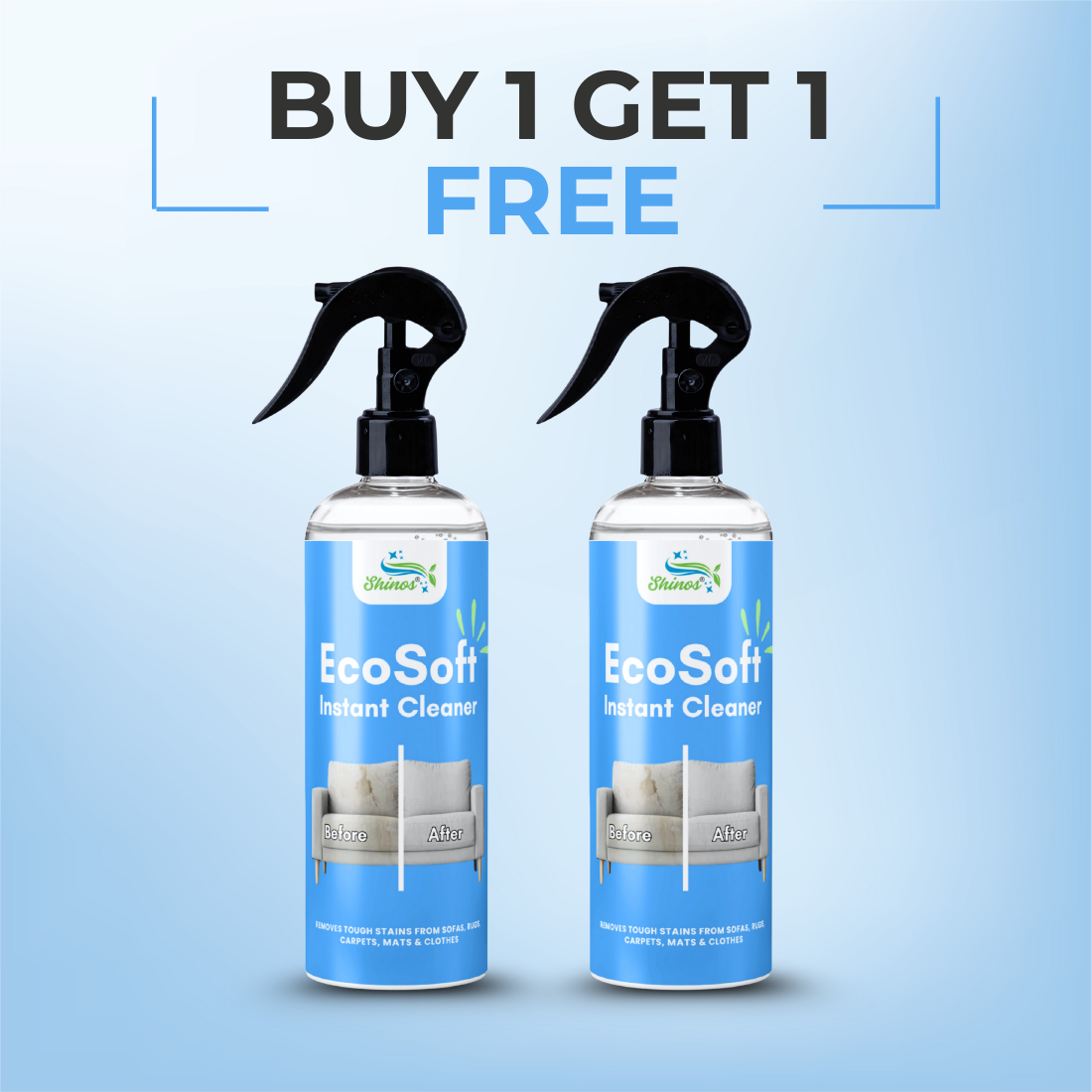 Ecosoft Fabric Cleaner – Tough on Stains, Safe on Fabric